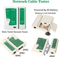 Kit d'outils de sertissage RJ45 tout-en-un pour câbles Ethernet Cat7, Cat6, Cat5 – Pièces télécom pour la mise en réseau