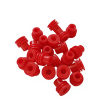 Bouchon de protection en silicone souple à clipser pour câbles, prix usine, personnalisable, pour une protection optimale des câblages
