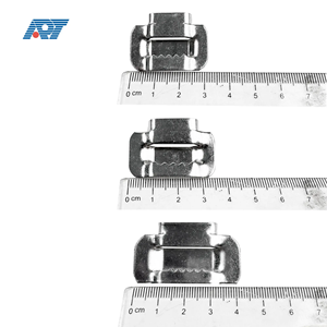 Stainless Steel <b>Hose</b> <b>Clamps</b> for 1 1/2 Inch to 2 1/2 Inch <b>Hose</b> Pipe Large AdjustableC Kit for Ftth - Product Image 2