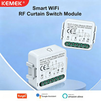 Module de commande intelligent Tuya WiFi RF433 pour stores et volets roulants avec contrôle de la position en pourcentage