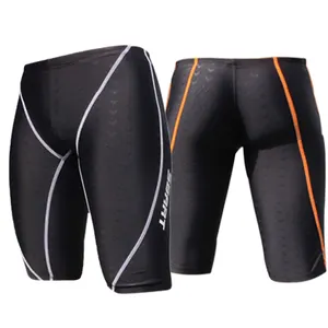 Профессиональные Нейлоновые плавательные шорты Sbart из спандекса на заказ, плавательные шорты, быстросохнущие мужские плавки