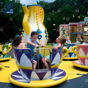 Tour mobile d'intérieur commercial de tasse de thé/café en métal dernier 24 sièges attractions manèges foire d'amusement à vendre - Product Image 1