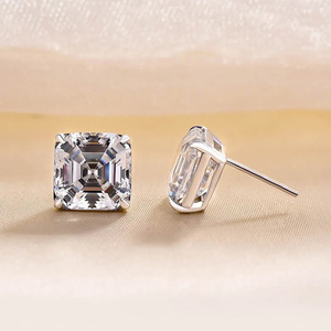 Eleganti orecchini quadrati da donna, stile classico principessa, gioielli per tutti i giorni - Product Image 6