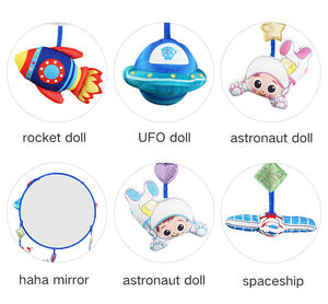 Jollybaby - Móvil <span class=keywords><strong>Musical</strong></span> Único y Suave <span class=keywords><strong>para</strong></span> <span class=keywords><strong>Cuna</strong></span> de Bebé, Campana <span class=keywords><strong>Musical</strong></span> Giratoria de Plástico, Juguete Colgante de Peluche - Product Image 6