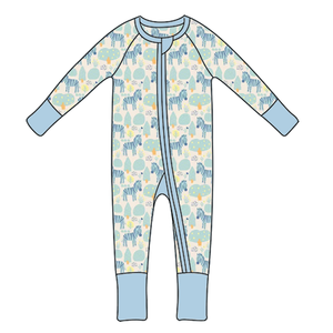 即発送可能！竹製パジャマのミステリーボックス、子供用ランダムスタイル、キャラクタープリントロンパース、ベビー竹製ジッパー付きブラインドボックス - Product Image 4