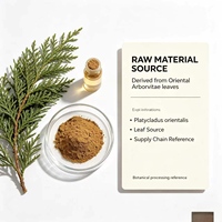 Extrait de feuille de Platycladus Orientalis 20:1 en poudre, en stock usine, pour formules cosmétiques et alimentaires