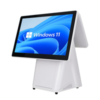 RNINAI RN-E6 Caisse enregistreuse tactile double écran Tablette PC Windows 7/10/11/Android 15,6 pouces Wi-Fi 6 Garantie 1 an