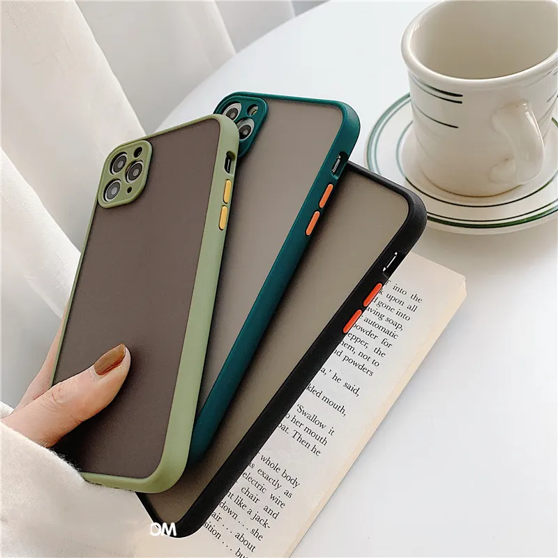 Amazon Hot 2022 Translucent Frosted Matte Phone Cover Accessories for iPhone 14 12 Case for iPhone 13 Pro Max Cell Phone Case