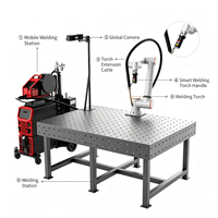 Robot de Soldadura Colaborativo de 6 Ejes Teach-Free, Carga Útil de 5 kg, Robot de Soldadura Láser para Tuberías, Puertas y Ventanas, Fabricación de Chapa Metálica