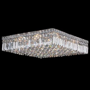 Lustre moderne contemporain en cristal carré encastré pour <span class=keywords><strong>salon</strong></span> de <span class=keywords><strong>maison</strong></span> 51195 - Product Image 5