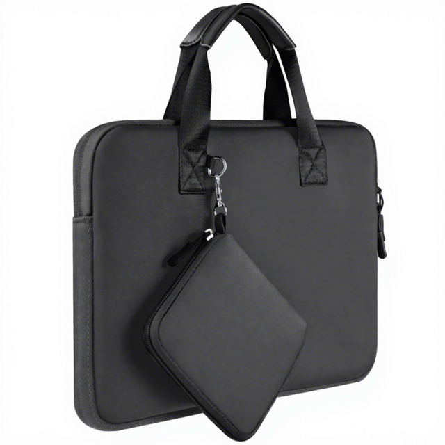 13 Inch Shockproof Water Resistant Unisex Laptop Sleeve With Handle and Pocket