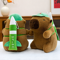 Fabrication sous contrat de jouets en peluche, assortiment d'animaux variés en tissu peluche doux et court, 22 cm, pour prix de tournoi d'arcade