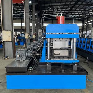 Automatische Stahl-<span class=keywords><strong>C</strong></span>-M-Pfetten-Rollformmaschine zur Dachziegelherstellung mit SPS-Steuerung und 15-25 m/min Formgeschwindigkeit - Product Image 1