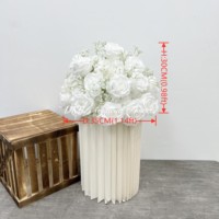 Boule de fleurs artificielles en soie personnalisée pour la rentrée scolaire, les mariages, les décorations intérieures, les grands centres de table faits à la main
