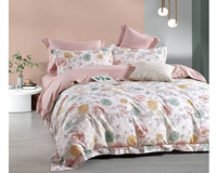 Parures de lit de luxe imprimées en coton doux, personnalisées, avec taies d'oreiller imprimées, nouvelles parures de lit de luxe avec housses de coussin