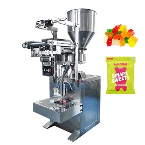 Automatic vertical small sachet cotton candy packing machine gummy bear packing packaging machine
