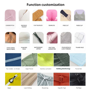 Tenue de sport GC à lacets effet seconde peau pour femme, sous-vêtement anti-transparence, <span class=keywords><strong>jupe</strong></span> de tennis pour course <span class=keywords><strong>en</strong></span> extérieur et fitness - Product Image 5