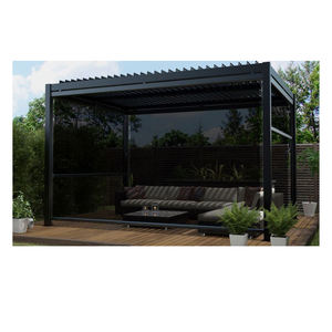 Pavillons de toiture motorisés 5x3 6x4 4x4 <span class=keywords><strong>4x3</strong></span> 3m Pergola bioclimatique extérieure avec stores réglables - Product Image 2