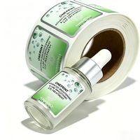 Étiquettes personnalisées de haute qualité en vinyle pour flacons cosmétiques, résistantes à l'eau et à l'huile, autocollants pour bouteilles d'huiles essentielles