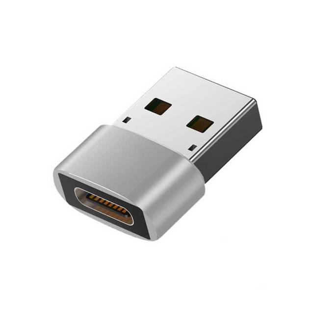 Cantell USB a Male to Type-C Female OTG Adapter with Aluminum Alloy