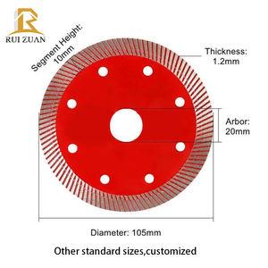 Lame de scie Offre Spéciale Turbo Rim <span class=keywords><strong>Cutter</strong></span> lame de coupe en marbre diamant de 4 pouces - Product Image 2