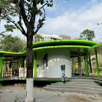 Panel Dinding Tirai Aluminium Tahan Api Berlapis PVDF untuk Bangunan Komersial dan Kanopi Eksterior Pusat Perbelanjaan