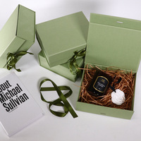 Boîte Cadeau Vide en Carton de Qualité pour Vente en Gros, Pliable avec Nœud Fait Main, pour Gâteaux de Lune, Bonbons de Fête, Rangement de Mariage et Bougies, Style Milan