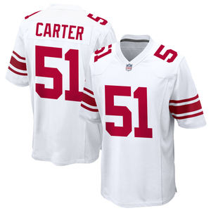 2024 Heren New York Jersey Custom Amerikaanse Voetbalshirts Korte Gestikte Geborduurde Volwassen Uniformen Sportkleding Logo 'S Wit - Product Image 5