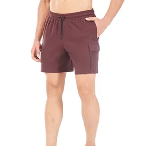 Manufacturer Customized Embroidered Sports Shorts Cotton Spandex Unisex Running Pocket Custom Shorts