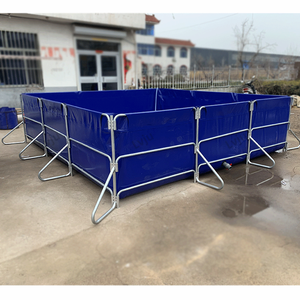 Bacs <span class=keywords><strong>à</strong></span> Poissons Extérieurs en Bâche PVC pour l'Élevage Piscicole <span class=keywords><strong>à</strong></span> <span class=keywords><strong>Vendre</strong></span> - Product Image 2