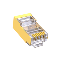 Prise RJ45 Cat6 Cat5 Rg45 en métal 8 broches Ethernet connecteur Rj45 Cat6A CAT5 connecteur de réseau de prise modulaire pour câble Cat5e Cat6