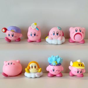 8 estilos 7CM superventas juego muñeca Kirbi personaje modelo decoración Kirbi <span class=keywords><strong>figura</strong></span> de acción - Product Image 3