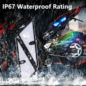 Luces Decorativas Triangulares JHS para Motocicleta, Luces <span class=keywords><strong>de</strong></span> Ojos <span class=keywords><strong>de</strong></span> Águila Diabólica para Automóvil, Accesorios para <span class=keywords><strong>Moto</strong></span> - Product Image 5