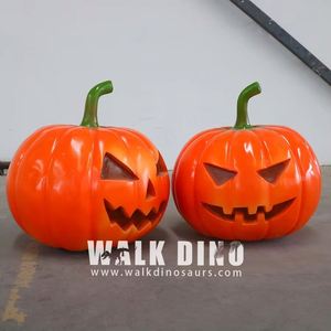 Escultura de Calabaza Comercial para Halloween, Impermeable, Resistente al Sol y a la Nieve, de Fibra de Vidrio para Exhibición en Exteriores, Venta Caliente, Precio de Fábrica, Temática - Product Image 2