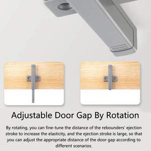 Cierre Magnético Moderno para Gabinetes, Sistema Push Open, ABS, Cierre Suave y Silencioso, Amortiguador, Herraje para Cajones y Armarios, DIY, para Sala de Estar - Product Image 4