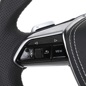 พวงมาลัยหุ้มหนังคาร์บอนไฟเบอร์สำหรับรถ <span class=keywords><strong>Audi</strong></span> A3 A4 RS3 B8.5 A5 A6 C7 C8 S3 S4 S5 B9 8V RS7ตามสั่ง - Product Image 4