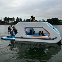 Nouveau design 2026 Bateau électrique gonflable et bateau-maison, petit yacht de luxe InflaToGo en PVC, capacité 100-500 kg, à vendre