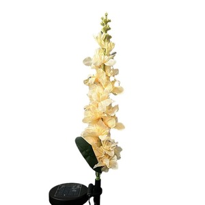 Luz solar de jazmín LED para exteriores, jardín, césped, paisaje, luz decorativa nocturna con panel solar para patio. - Product Image 4