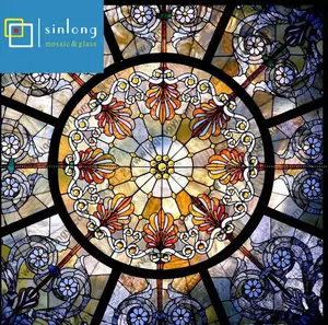 Gotik vitray katedral cam