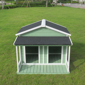 Bán Buôn Đôi Ngoài Trời Lớn Bằng Gỗ Con Chó Nhà Chó <span class=keywords><strong>Kennel</strong></span> Cho Bán - Product Image 2