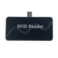 Nuevo Lector RFID UHF de Bolsillo Vanch para Smartphone, Material ABS, el Más Pequeño, ISO18000-6C (EPC GEN2) FHSS, Rango de Lectura de 8 cm