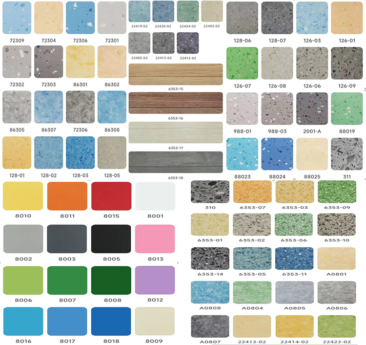 carte de couleurs