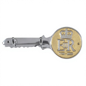 ER Luxury Key Wall Hook Metal Crafts Ganchos decorativos Puerta montada 2 Key Holder Venta al por mayor Key Wall Hook Precios baratos - Product Image 1