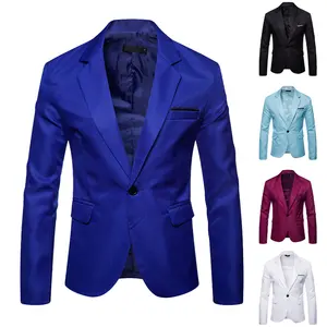 2024 vestido barato West Coat para hombre chaqueta de Traje individual Fatos Masculinos Blazer abrigo para hombre abrigo trajes