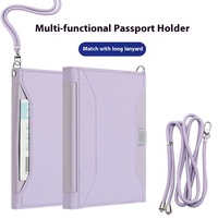 RFID Business Passeport Titulaire En Cuir pour iPhone pour Samsung De Luxe Portefeuille Téléphone Cas Sac Flip Cover PU Voyage Titulaire De La Carte