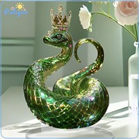 Ornement de bureau décoratif en acrylique en forme de serpent, style rustique campagnard, imprimé UV, découpé au laser, pour décoration de table de football d'intérieur