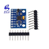 Modul Sensor GY-521 MPU6050 6DOF Axis Gyroscope Accelerometer Berlapis Emas Modul Sensor 3 MPU-6050