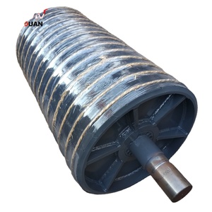 Nhiệm vụ nặng nề tdy75 phẳng vành đai lớp phủ cao su băng tải điều khiển đầu làm biếng Con lăn tesion đuôi trống Take-up snub ròng rọc cho băng tải - Product Image 3