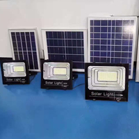 Spot solaire en aluminium pour l'extérieur, lampe murale 100, 200, 300, 500 watts, éclairage LED 80, IP65, stades sportifs, 5000