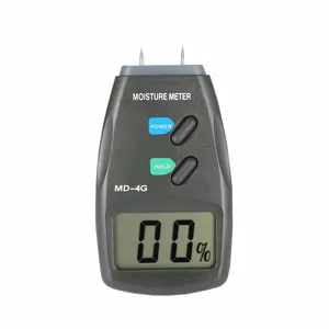 Portable MD-4G 4 Broches LCD Numérique Bois Analyseur D'humidité Hygromètre Humidimètre Bois